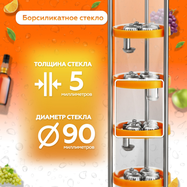 Самогонный аппарат Добрый жар “Титан 2.0” - описание тарельчатой колонны Самогонный аппарат Добрый жар “Титан 2.0” - описание тарельчатой колонны